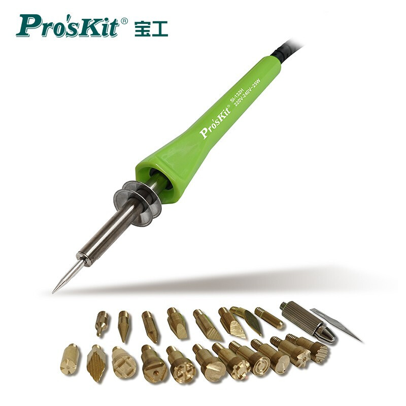 台湾宝工SI-132H 25W烙画烧烙笔烫花器21合1刻画电烙铁