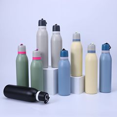 マカロン系ステンレス保温カップ屋外携帯カップファッションファッション大容量スポーツ水筒
