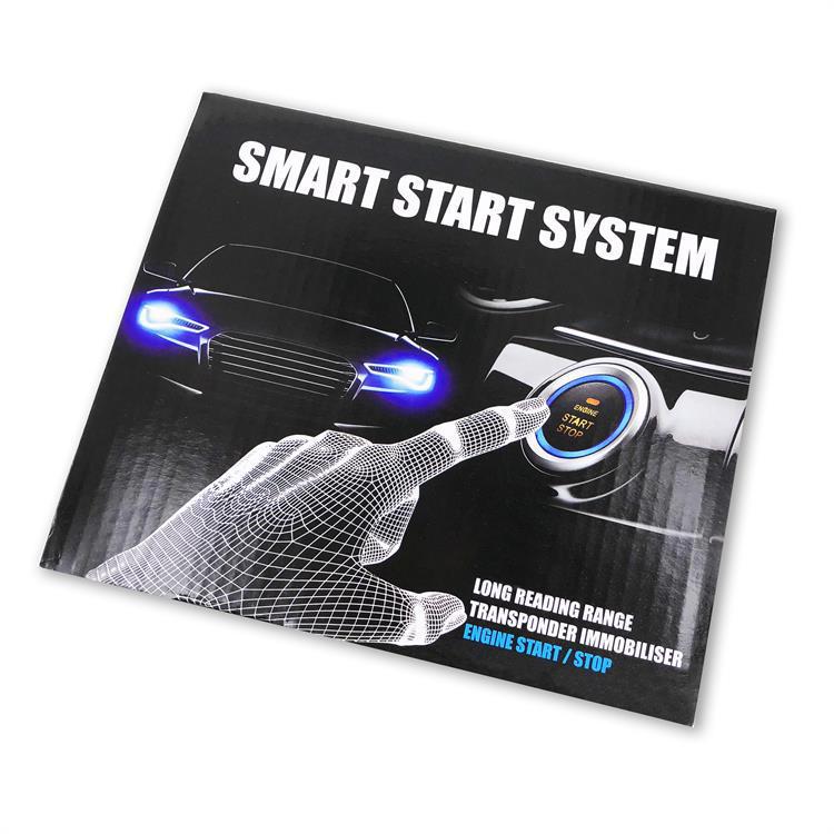 Car one-button start anti-theft system with ignition, remote start, automatic security activation, and PKE (Passive Keyless Entry)
