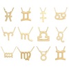 Zodiac signs, brand necklace, pendant, cards, European style, wish, Amazon