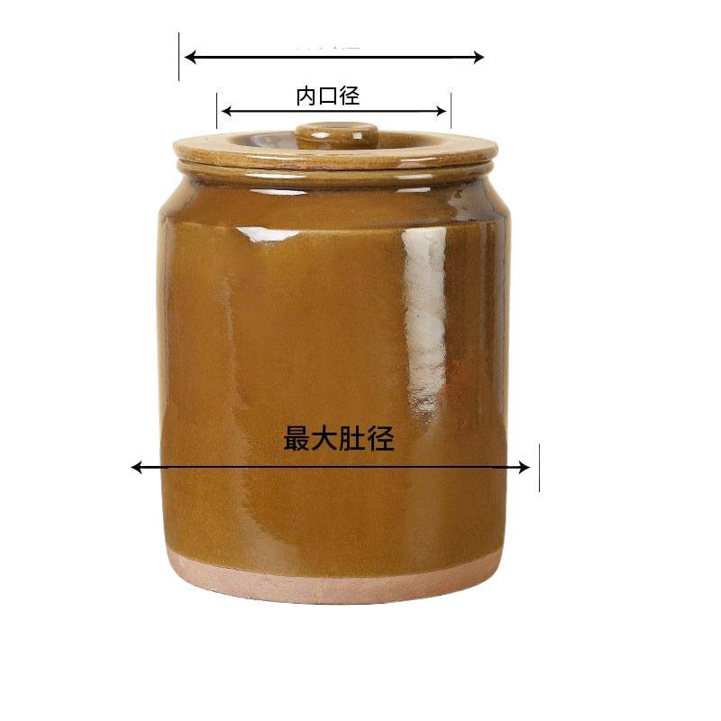 米缸家用陶瓷带盖防虫防潮储米罐密封瓦罐坛子瓦缸装酱缸老式米桶|undefined