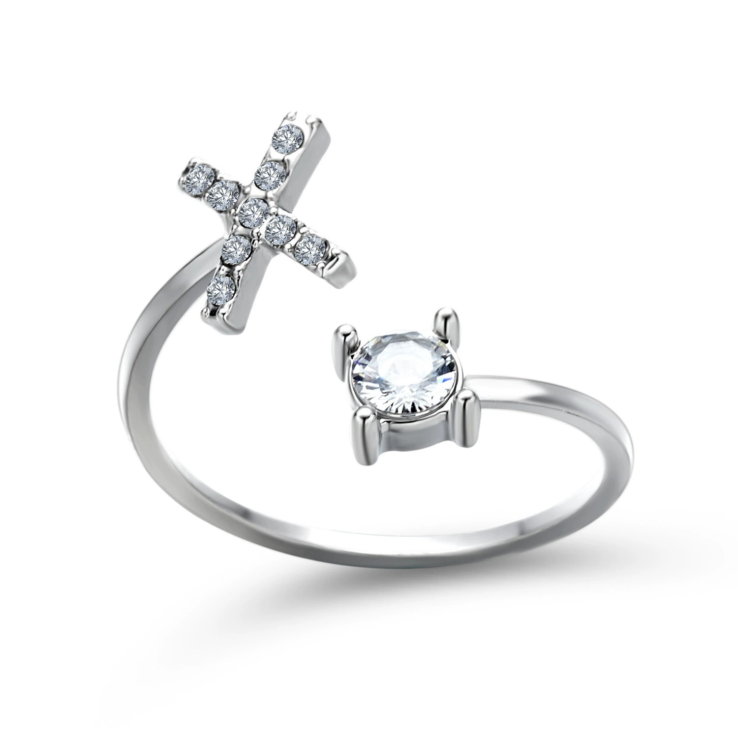 (Cross-border trading), ring, creative adjustable one size accessory with letters