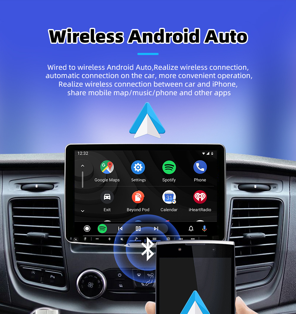 Cross-Border Car Wireless Carplay Box Portable Android Autocarplay Module Car-Machine Connectivity Smart Box