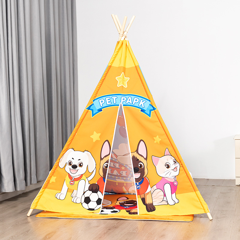 Hotel diseño de la habitación entre padres e hijos hotel para niños lindo tema de dibujos animados para mascotas decoración de la habitación familiar cama cubierta cama cola toalla almohada