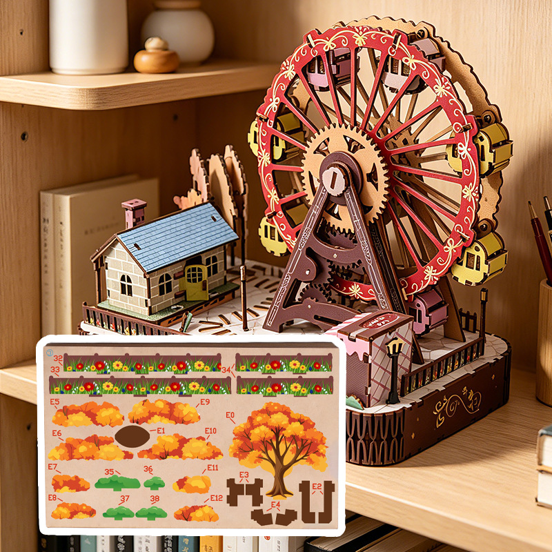 Brown Ferris wheel