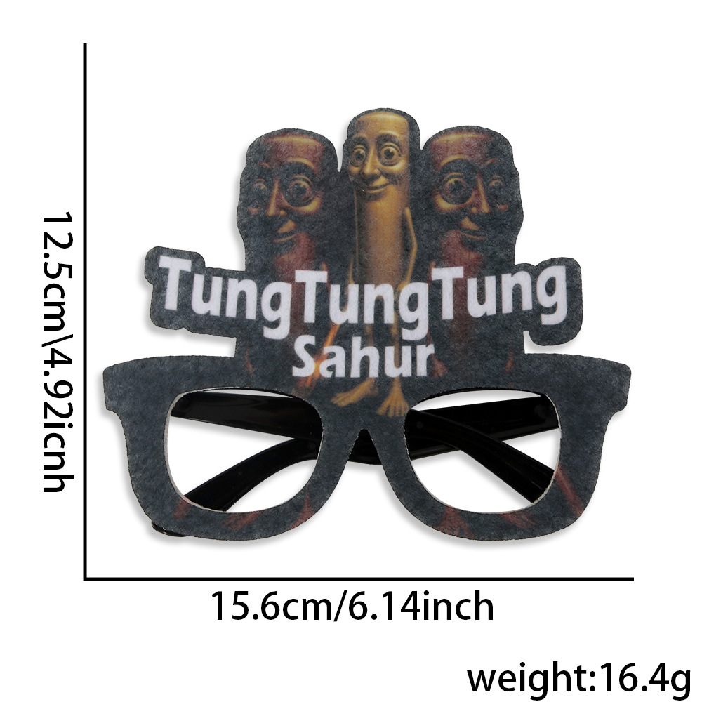 Montañas extranjeras, mares, gafas de madera, tiburones, monos, extraños accesorios de fotografía, gafas de fiesta, montañas, mares, AI, Estados Unidos image 7