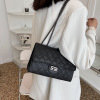 Advanced black shoulder bag, one-shoulder bag, chain, high-end, 2022 collection, chain bag