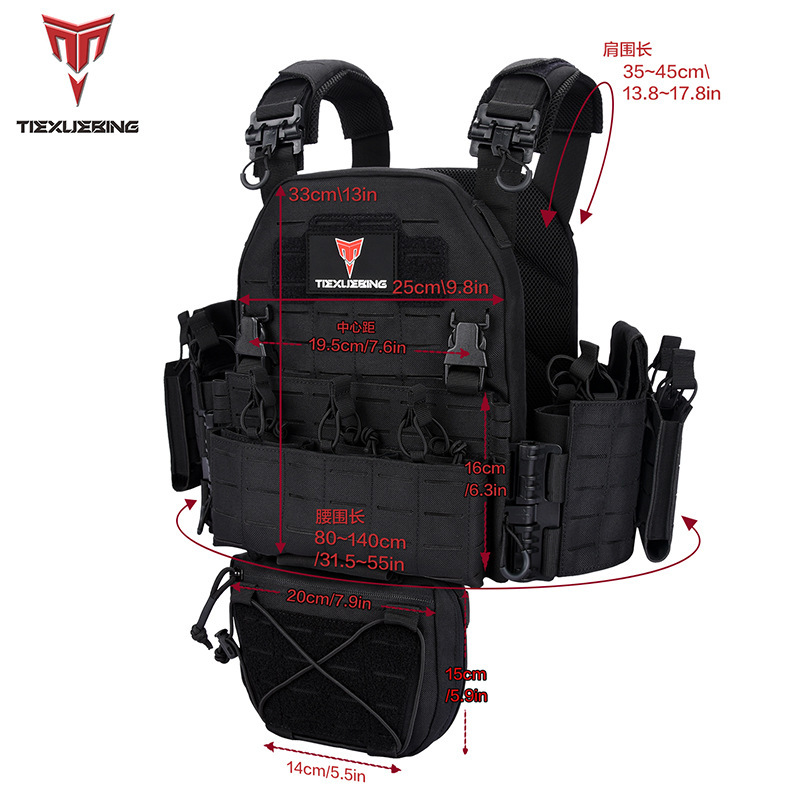 New Modular Multifunctional Quick-Release Tactical Vest for Foreign Trade, Weighted Vest, Hunting Vest, Outdoor Training Vest New Modular Multifunctional Quick-Release Tactical Vest for Foreign Trade, Weighted Vest, Hunting Vest, Outdoor Training Vest
