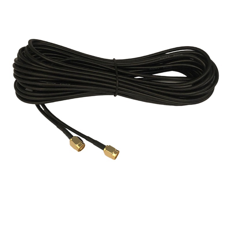 SMA公头转SMA公头内螺内针转接线RG174双公头连接线 SMA-JJ延长线