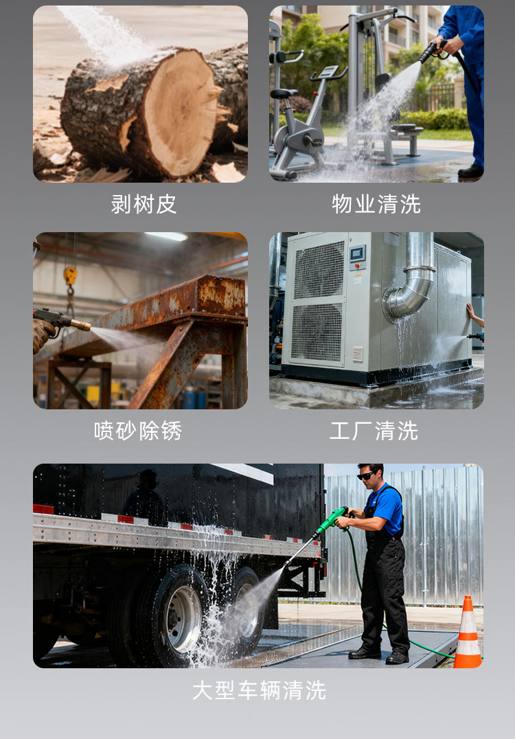 Gasoline Diesel High-Pressure Car Washing Machine High-Power Cleaning Machine Commercial Industrial Grade Fully Automatic Commercial Car Washing and Floor Washing Machine