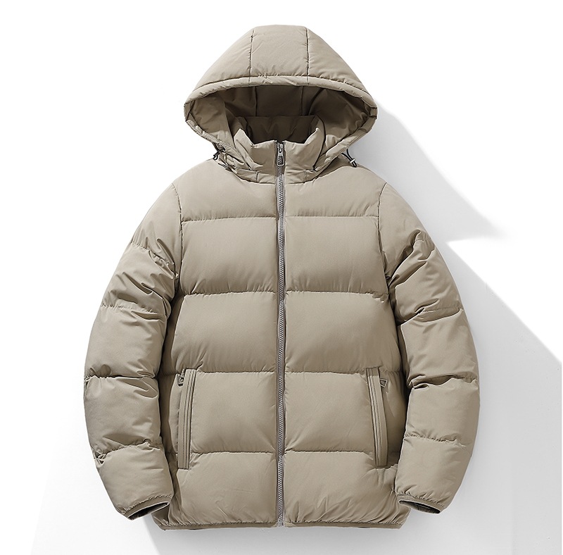 Chaqueta de algodón transfronteriza para hombre nuevo otoño e invierno, chaqueta gruesa, cálida y ligera, comercio exterior, deportes de ocio, chaqueta acolchada con capucha al por mayor