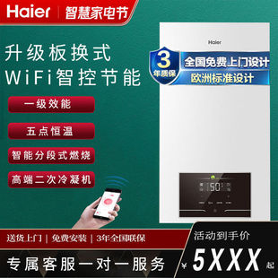 [Energy Saving King] Genuine Haier Natural Gas Wall-Mounted Boiler Jn7 Household Floor Heating, Hot Water Bathing, Universal