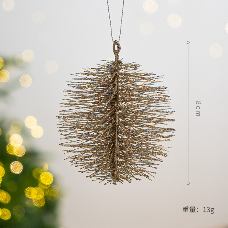 Colgante de Navidad decoración árbol de Navidad hecha a mano DIY decoración escena diseño pequeño regalo atmósfera colgante bola de Navidad