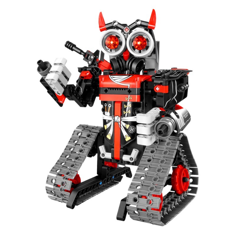 Compatible con la programación de la aplicación de bloques de Lego, robot de control remoto dual, juguete de ensamblaje de partículas pequeñas, Panlos Wanzhi 8039