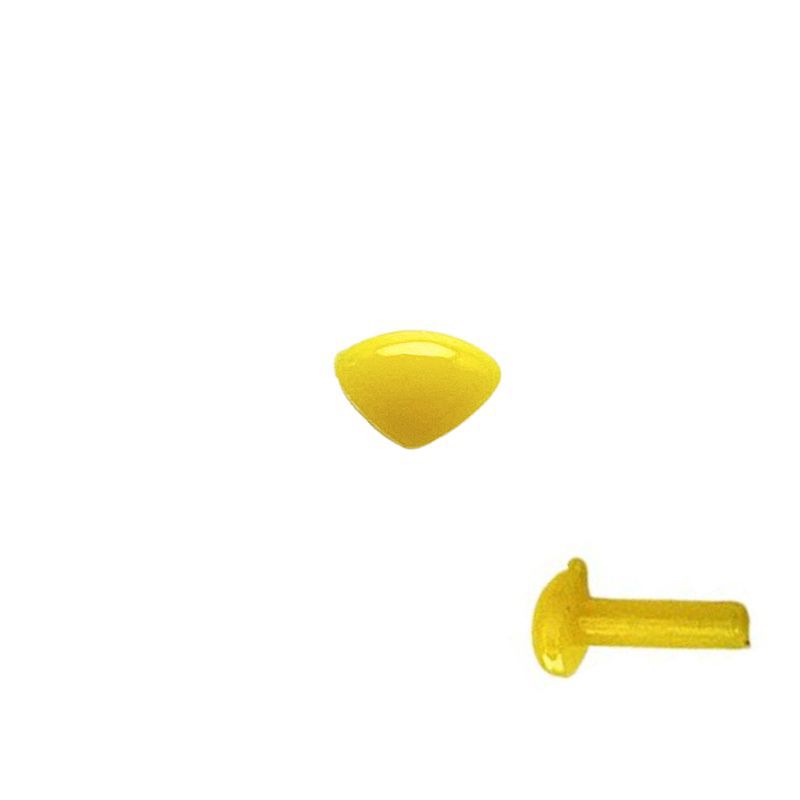 Triángulo nariz pie recto mango recto nariz poke lana fieltro giro palo DIY hecho a mano accesorios de la muñeca