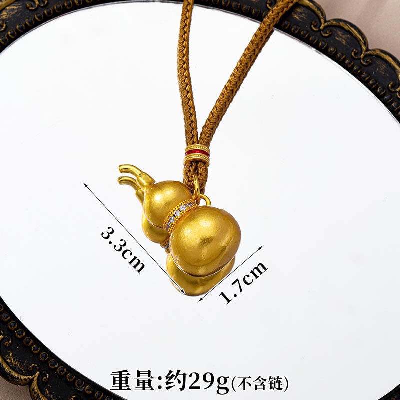 D2954 마이크로 상감 조롱박 펜던트(체인 제외)
