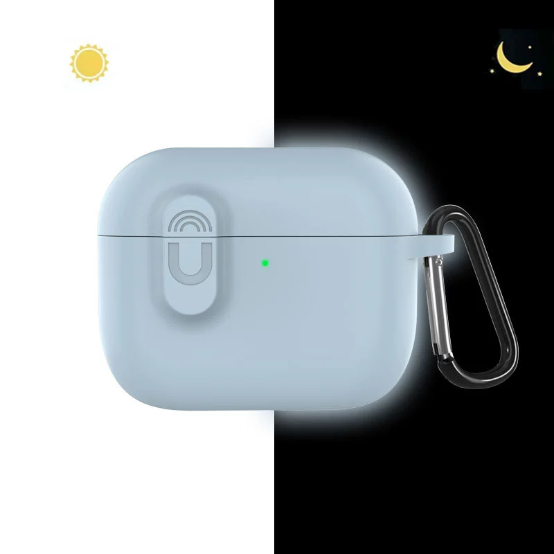 Apple, compatible silicone headphones, magnetic protective case