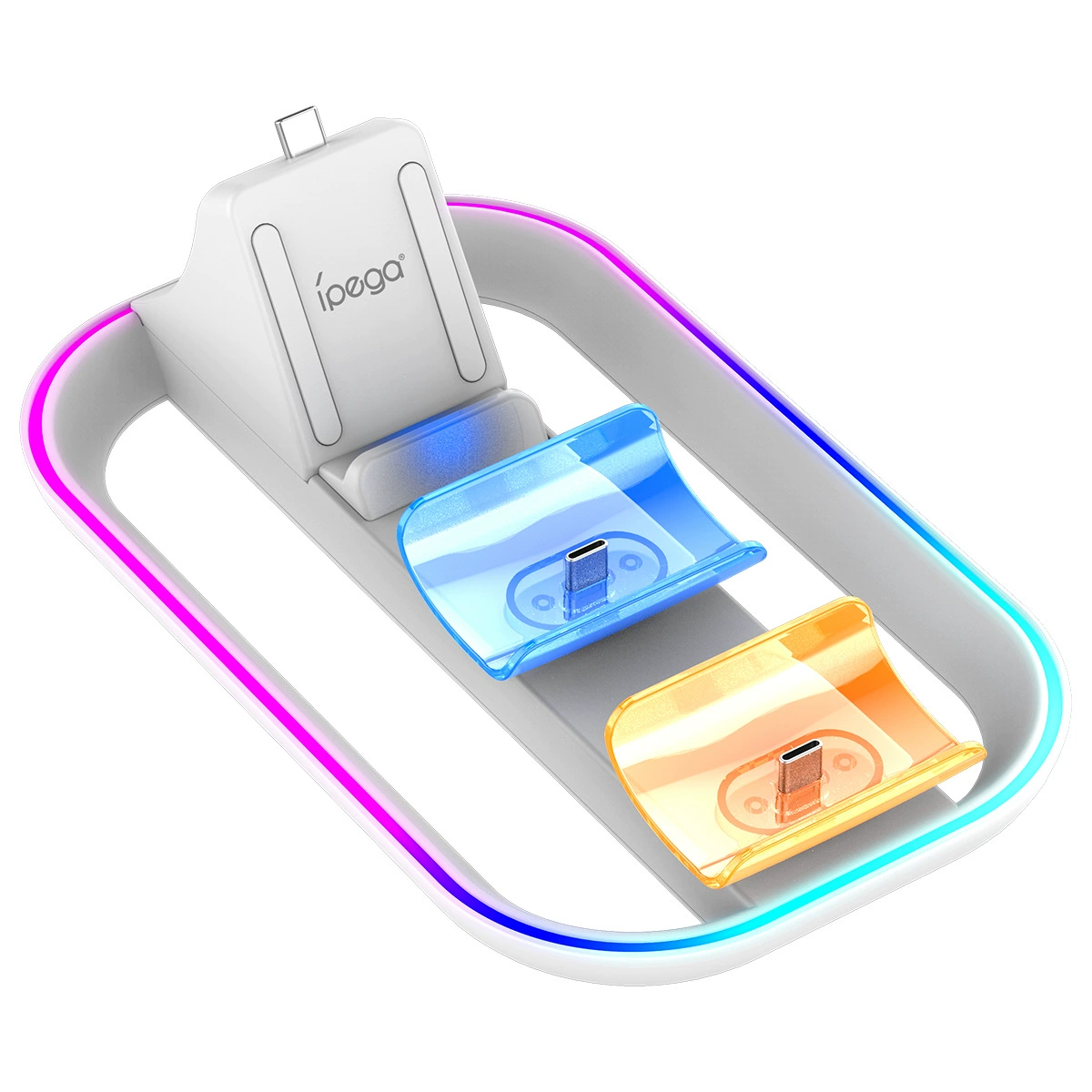 PS5 Portal stringing handheld charging base PS5 handle triple -piece RGB light game accessories