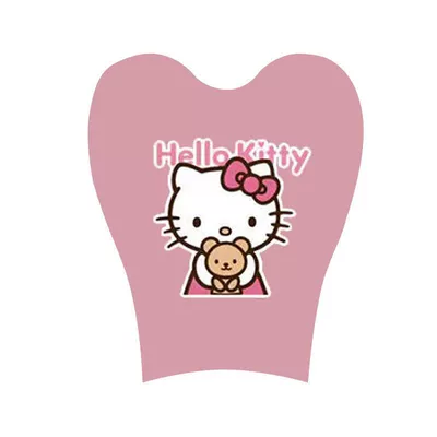 Wire Loop Cartoon Foot Pedal, Electric vehicle foot mat - emma-sunny-day-w193-pink-hello-kitty