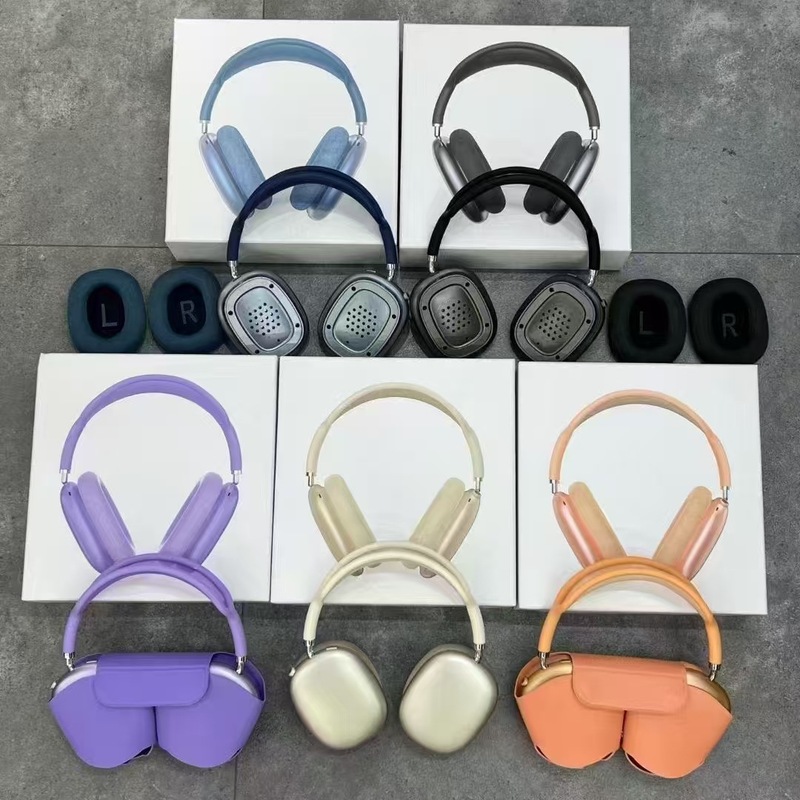 国境を越えた新しい P9MAX 磁気ワイヤレスヘッドマウント Bluetooth ヘッドセット、レザーバッグ付き|undefined