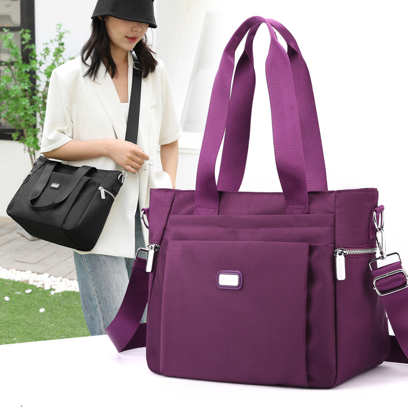 Nylon one-shoulder bag