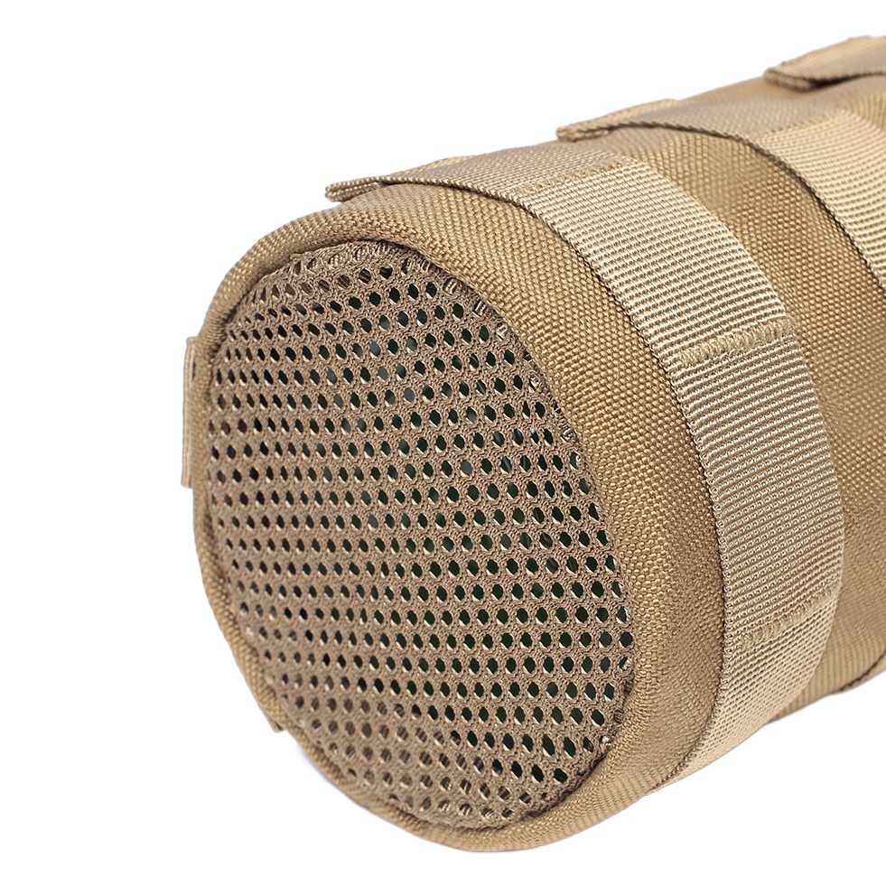 Montañismo al aire libre Molle hervidor de agua bolsa taza de agua bolsa de cintura táctica bolsa exterior accesorios colgantes bolsa de carga botella