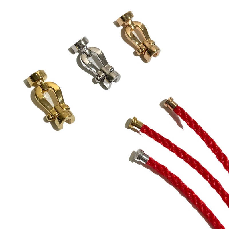 フレッド マーティン バックル ブレスレット V ゴールド メッキ 18K ローズゴールド フル ダイヤモンド オーバル バックル ブレスレット 男女兼用 カップル メーカー|undefined