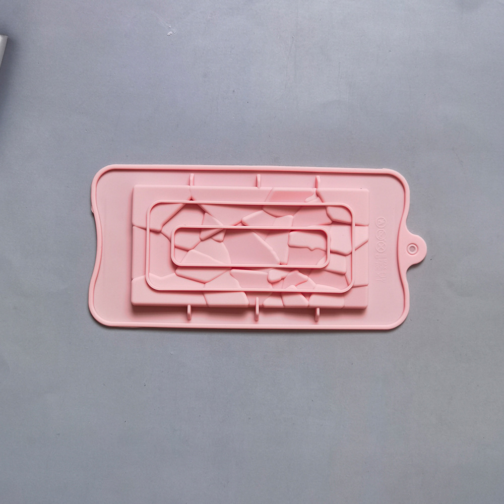 Piezas de chocolate 454 pastel de chocolate molde de silicona gelatina molde de torta pan herramientas de horneado