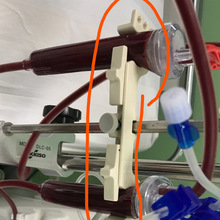 日机装血滤机夹子血透机动静脉壶支架