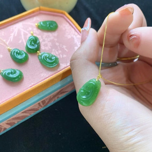 New Hetian jade silver chain Hetian jade jasper Ruyi, fine and greasy material, meaning everything