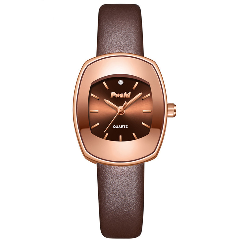 Poshi reloj mujer moda simple nuevo reloj de mujer moda coreana estudiante cinturón reloj de cuarzo al por mayor