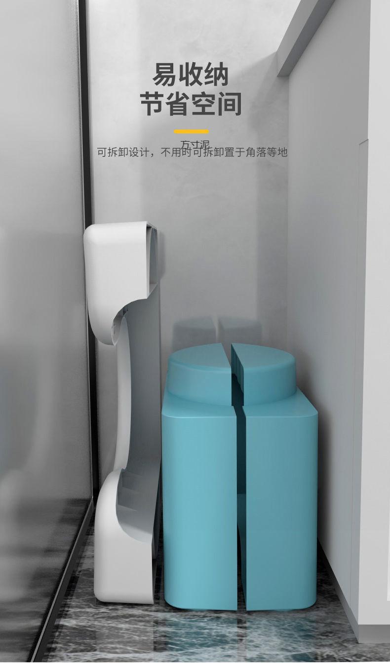 Squat toilet to sitting toilet chair, household squat toilet, folding toilet, simple seat frame, pregnant women and the elderly toilet stool wholesale undefined