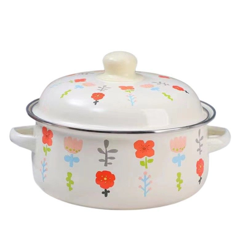 espesamiento de tres piezas de conjunto de cocina de dos orejas de cocina de cocción de cocina