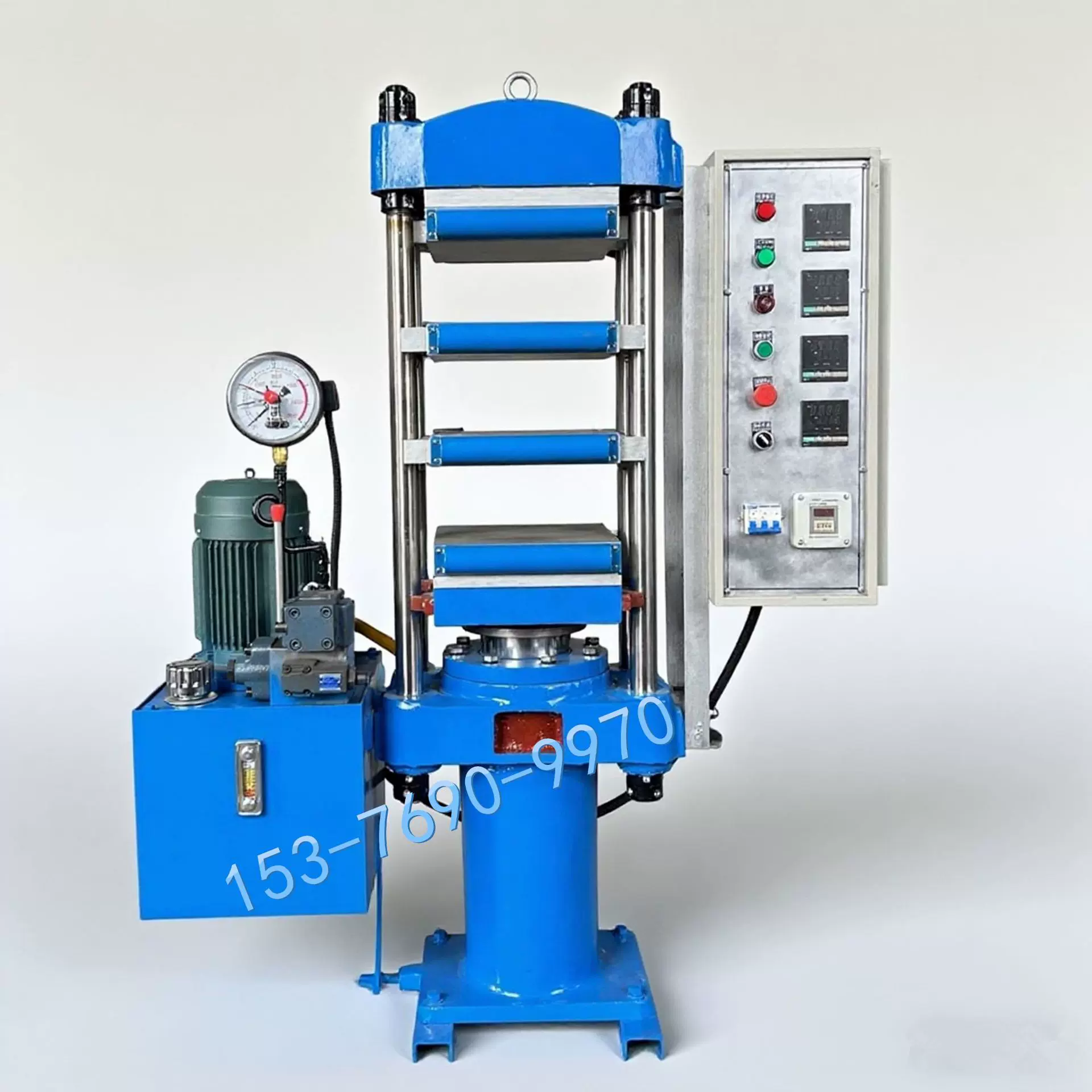 25T 半自动平板硫化机复合材料热压机 实验室硫化机 密封圈硫化机