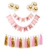 Swallowtail Banner Calls Banner Sequenant HAPPY BIRTHDAY birthday party background wall dress