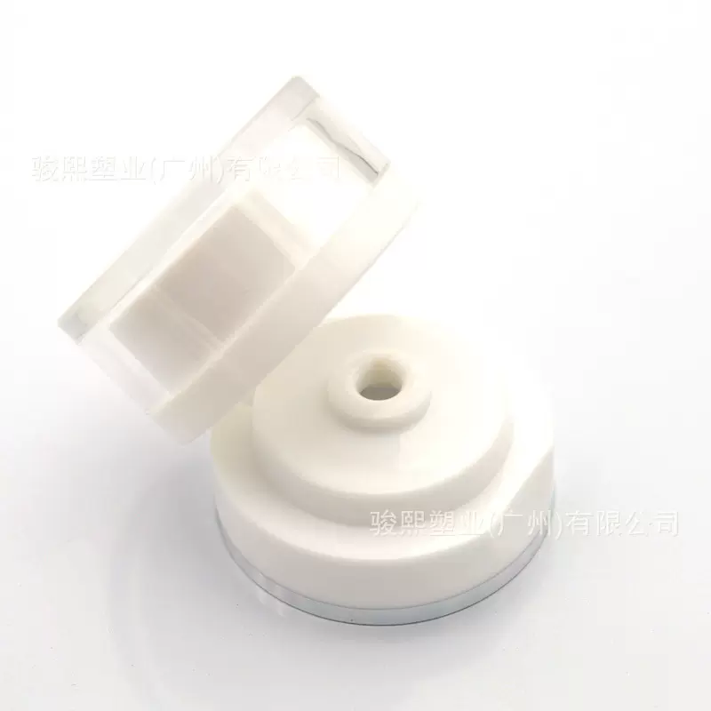 透明亚克力翻盖PP软管洗面奶瓶盖亚克力盖塑料软管身体乳瓶盖批发