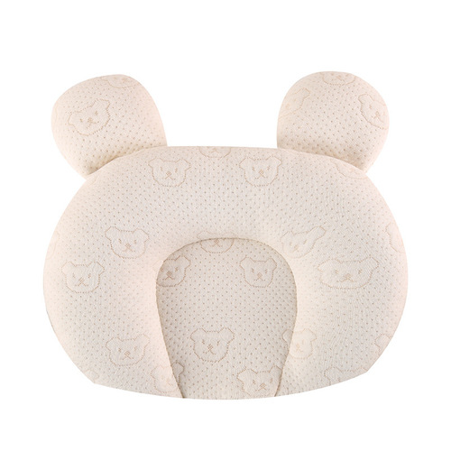 婴儿枕头0-1岁乳胶枕宝宝定型枕6个月新生儿头型矫正防偏头透气枕