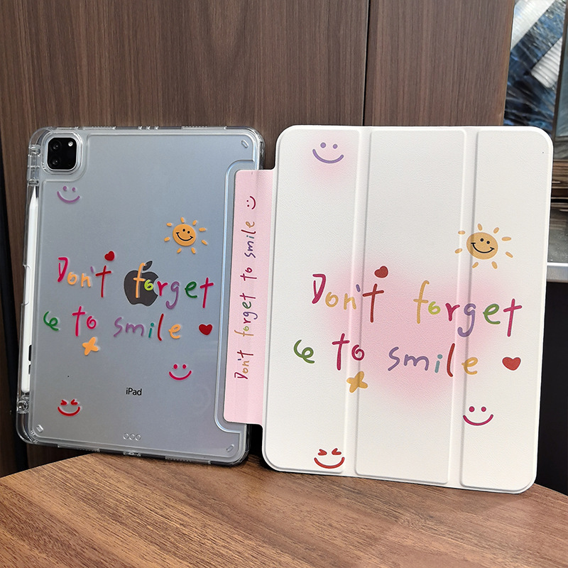 Suitable for Ipad11 Protective Case Air7/6/54 Acrylic Shell Pro 11inch Anti-Bend Mini Heart Blush 10.2