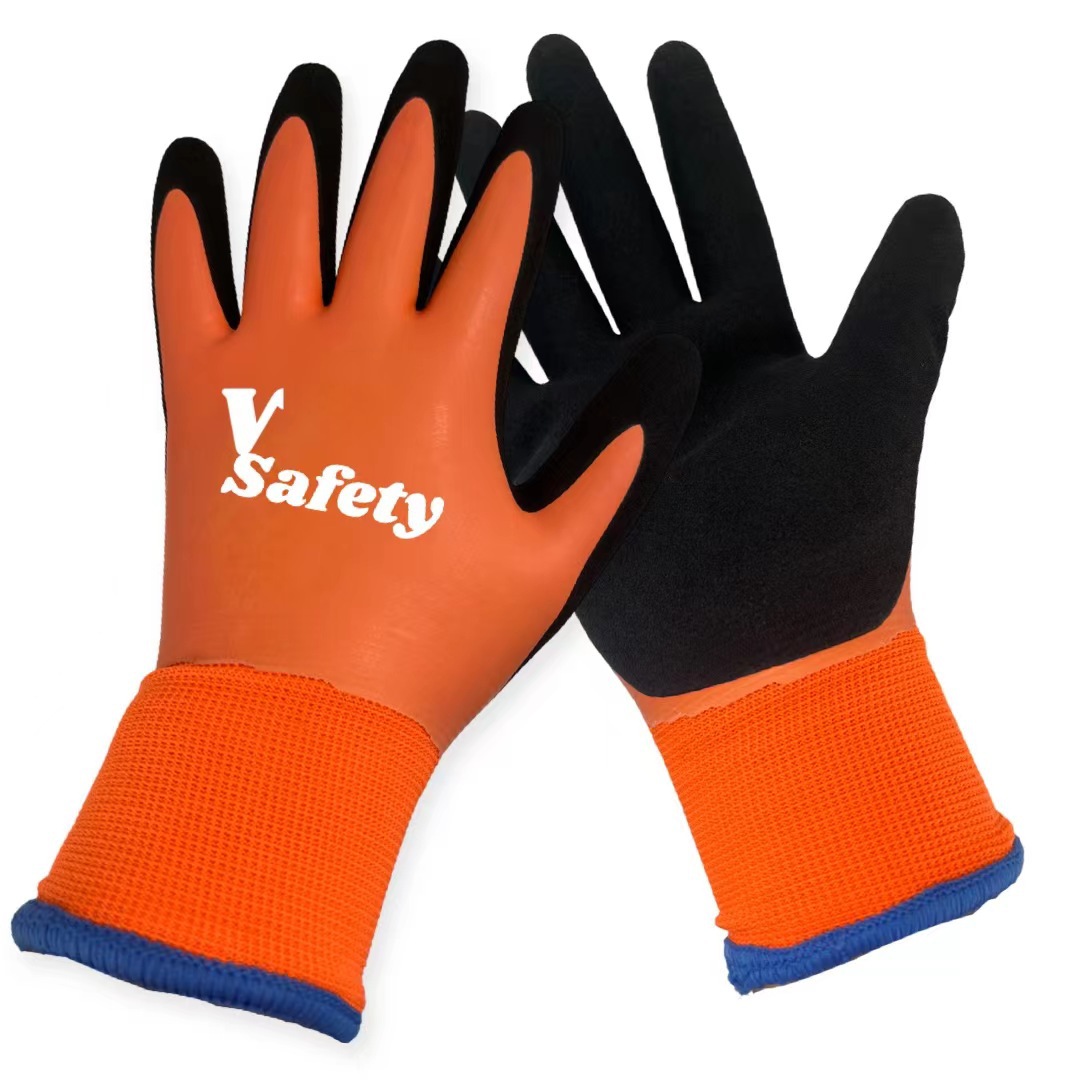 厂家批发劳保耐磨防滑全浸丁晴手套