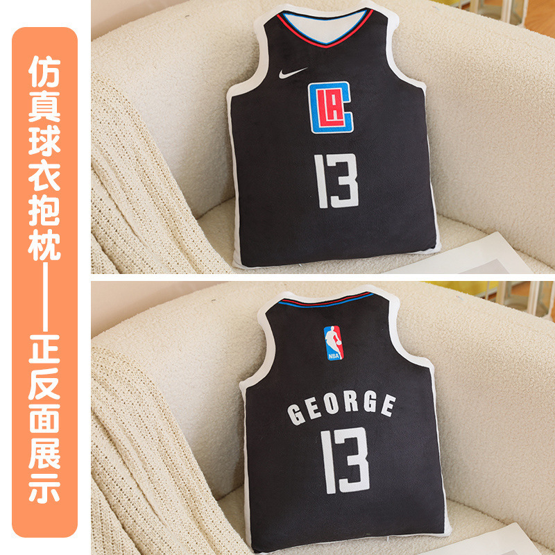 Dormitorio dormitorio almohada de baloncesto regalo para niños camiseta de simulación detrás de adornos creativos de juego image 19