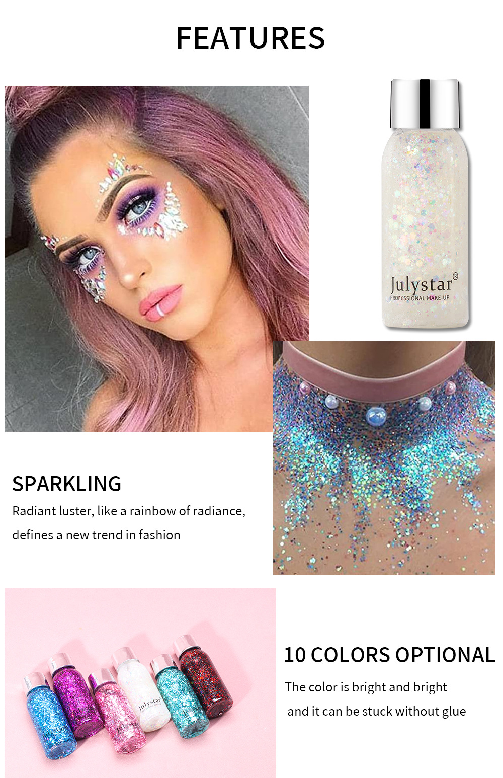 Body Gel Glitter Eyeshadow 7