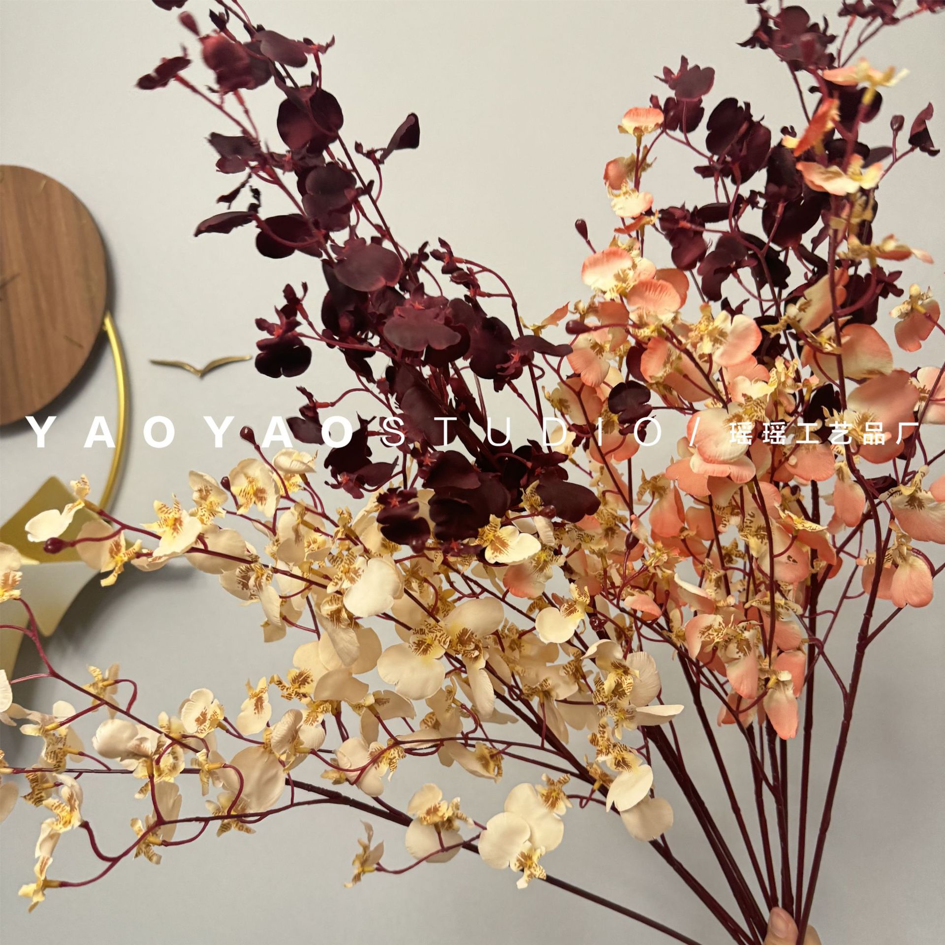 Realistic dancing decorative flowers for home use, photography props 2