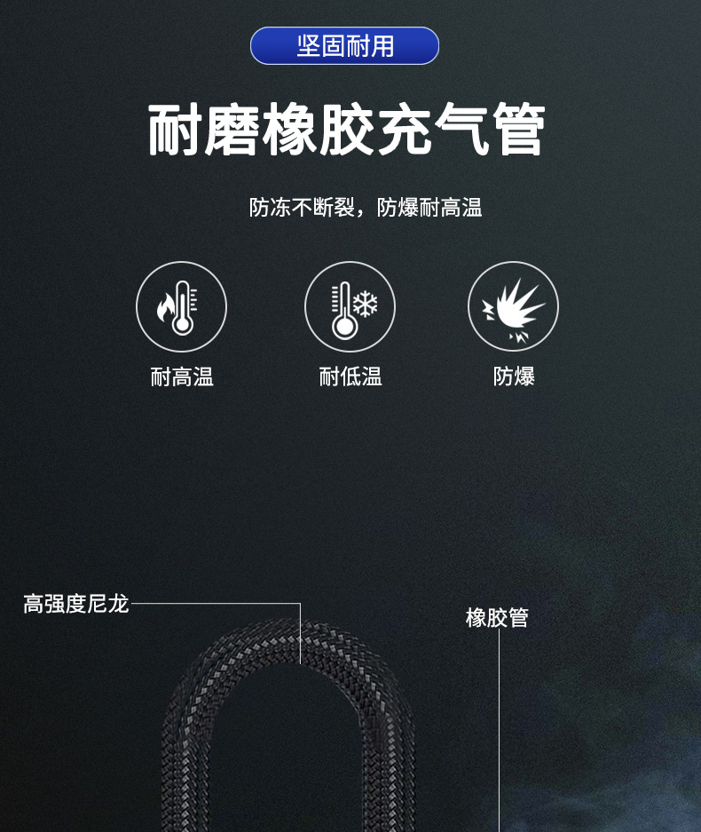 Cross-Border New Model Car Air Pump, Wireless Portable High-Pressure Air Pump, Multi-Functional Electric Vehicle Tire Pump