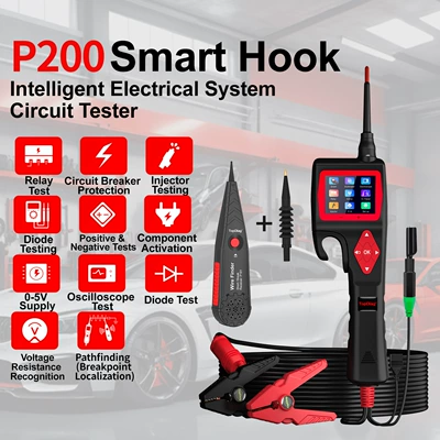 Jiedai Probe Circuit Analyzer 9V-30V Fast Test Voltage Resistance Injector Car Fault Diagnosis Instrument
