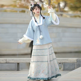 汉服禅茶服;汉服套装;马面裙