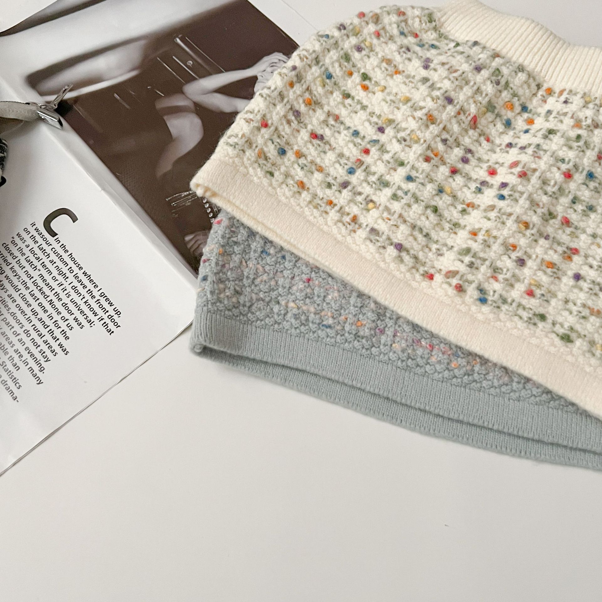 Baby Mädchen Strickset Im Fragrant Style Modische Kinderkleidung_voghion.com