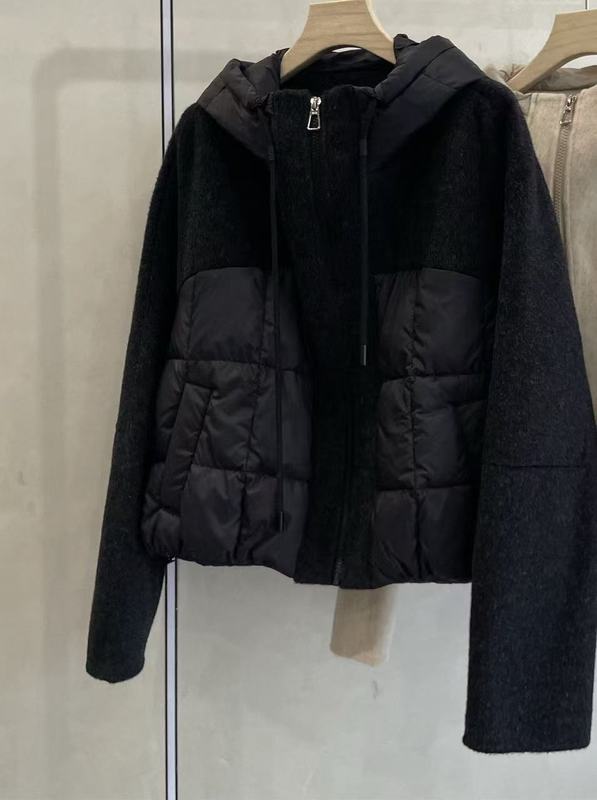 両面の絨毛コートの女性がアヒルの絨毛服を合わせて24年冬の小香風保温白鴨の羽毛ジャケットに帽子がついていることを知っています。|undefined