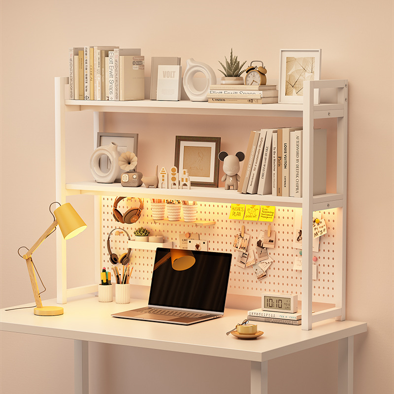 Estantes de escritorio, escritorios de oficina, estanterías multicapa, escritorios de hierro forjado, escritorios de computadora para estudiantes, escritorios de computadora, estanterías