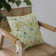 清新田园方形抱枕沙发家居床头靠垫套宿舍办公小居室可爱飘窗靠枕