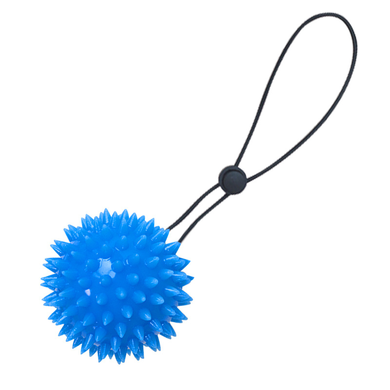 Suministro directo de silicona de cuatro dedos Bola de erizo Masaje de recuperación de la fuerza de la mano Bola de agarre anti-caída Bola de entrenamiento de rehabilitación